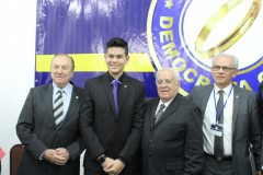 Presidente DC Nacional Jose Maria Eymael, Presidente Jovem , Presidente da ODCA Jorge Ocejo Moreno e Presidente Executiva da FDC Prof. LIndberg de Moraes