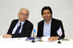 Prof. Lindberg de Morais ( Presidente da Diretoria Executiva da FDC )e Sr. Marcel Pavão ( Secretário Geral da Diretoria Executiva da FDC )