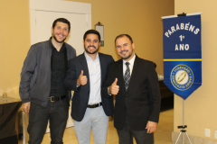 Samuel Antônio Lourenço de Oliveira – Presidente da Comissão Diretora Municipal de São Paulo, Sergio Ferreira – Presidente Nacional DC Jovem, Pedro Almeida Presidente Municipal DC Cotia.